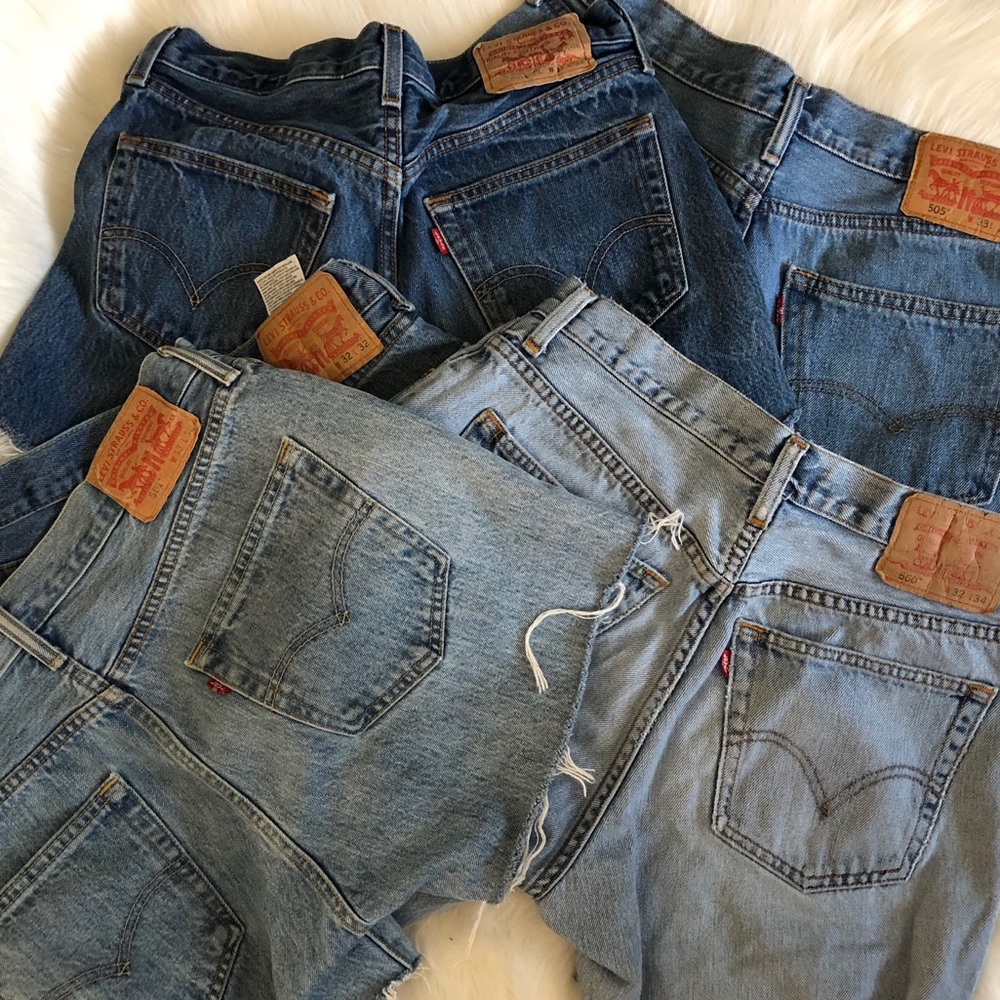 high waisted levi’s 501 button fly - Picture 3 of 8